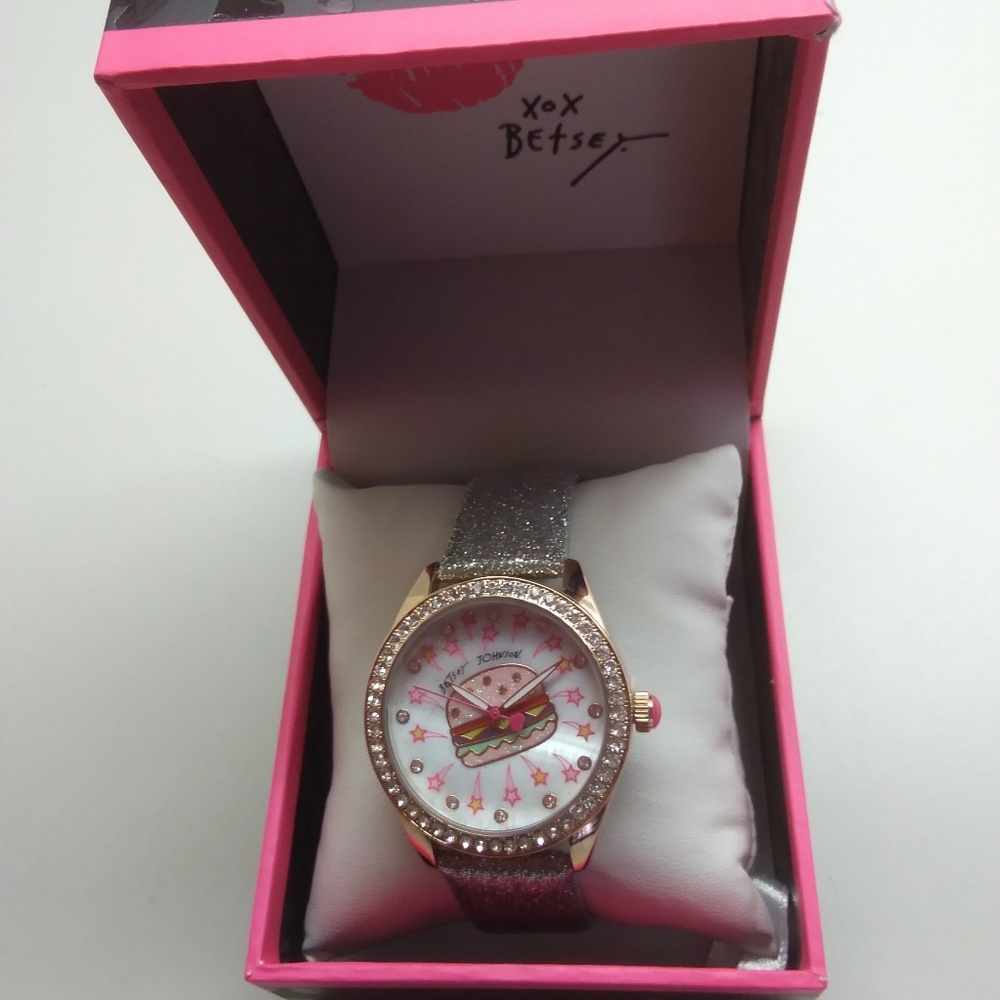 Betsey Johnson New Dinner Burger Watch